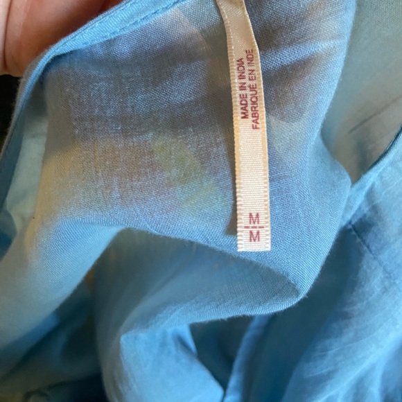 Free People flowy sleeve button down top - Picture 6 of 7